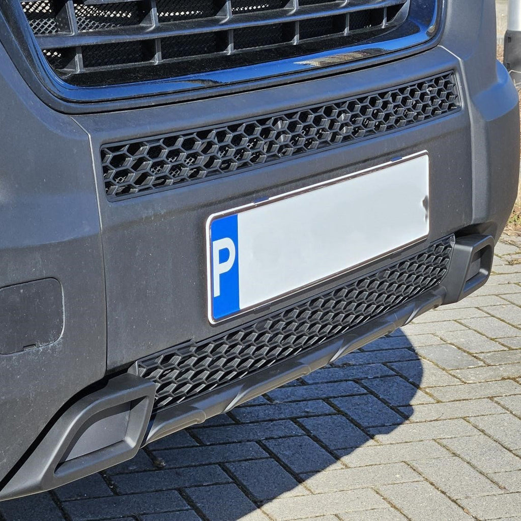 For Vauxhall Movano Lower Bumper Honeycomb Grille Matte Black | Front Lower Grille | Van-X