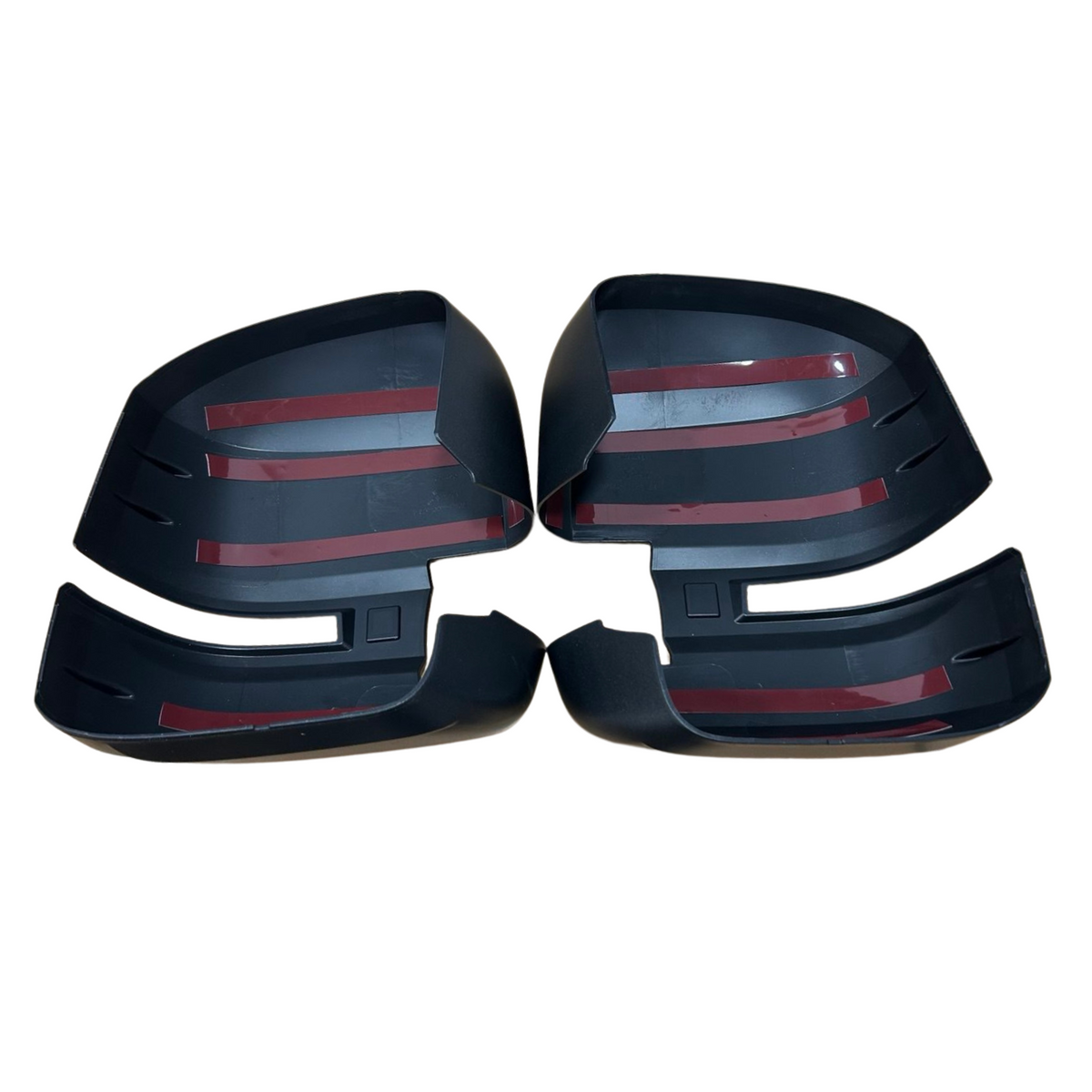 For MAN TGE Wing Mirror Covers Hammerite Set of 2 Mirror Cap Styling Upgrade - Van-X