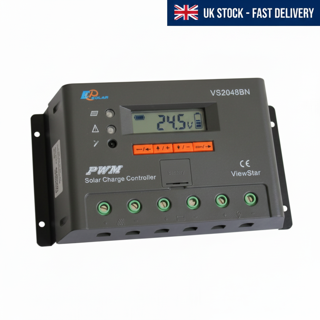 EPEVER ViewStar 20A Solar Charge Controller – 12V/24V/36V/48V