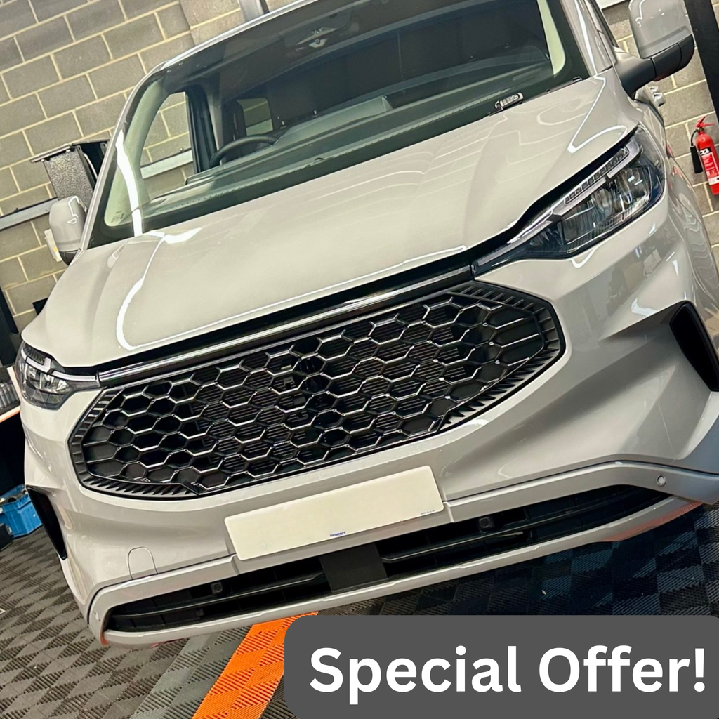 For Ford Transit Custom 2024+ Front Grille | Gloss Black Grille Upgrade | Van-X