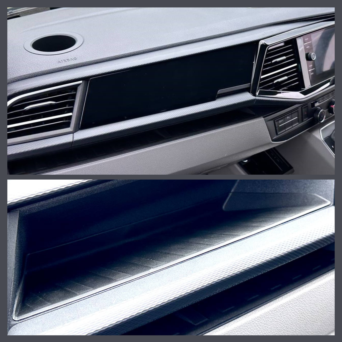 For Volkswagan Transporter T6.1 Comfort Glove box Interior Bundle Package - Gloss Black | Van-X