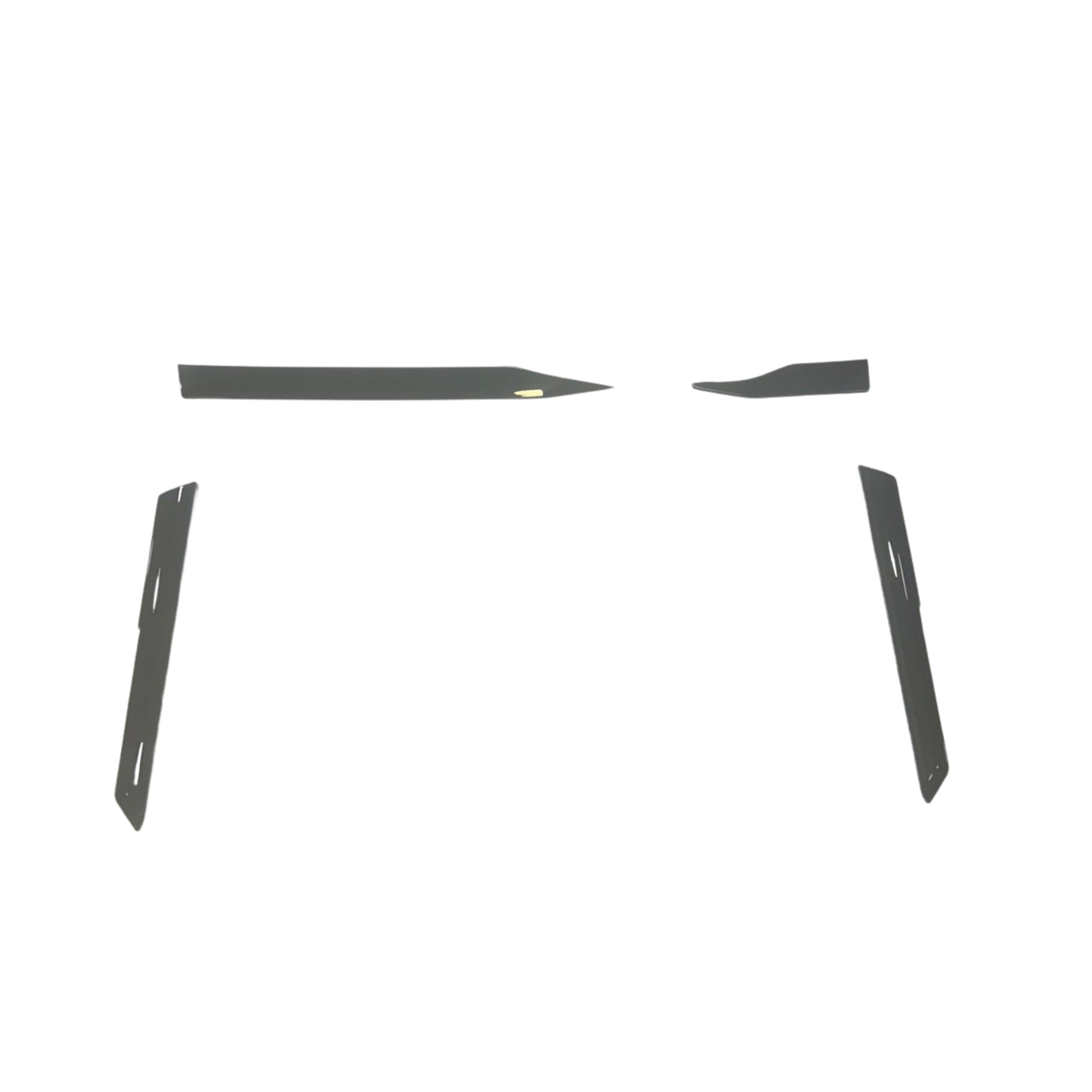 For VW T6.1 4-Piece Lower Dashboard & Door Trim Set | Gloss Black Interior Upgrade | Van-X