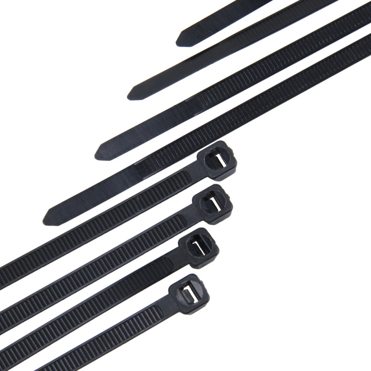 250-Pack 300 × 5mm Nylon Cable Ties – Black or White