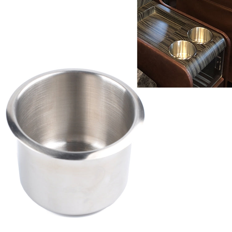 Stainless Steel Drop-In Campervan Cup Holder
