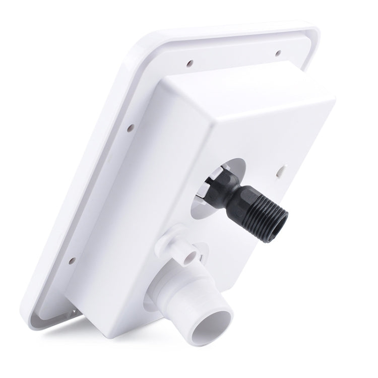 Lockable Campervan Fresh-Water Filler Inlet – White