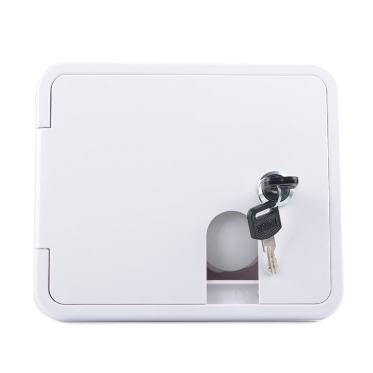 Lockable Campervan Fresh-Water Filler Inlet – White