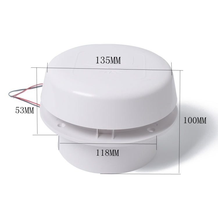 12V Campervan Mushroom Roof Vent Fan – White