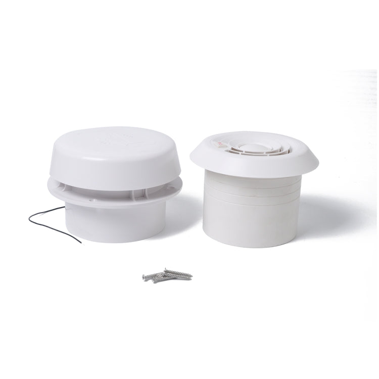 12V Campervan Mushroom Roof Vent Fan – White