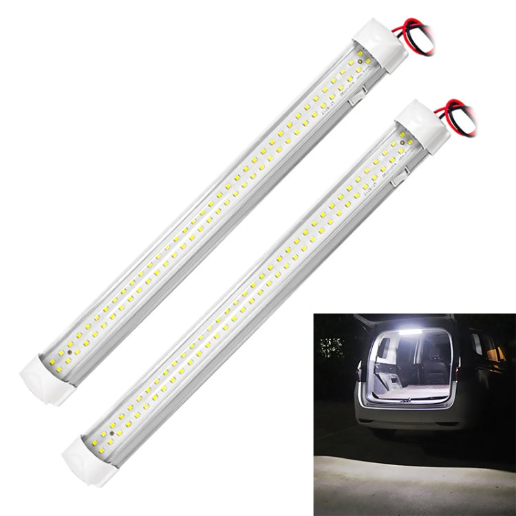 2-Pack 72 LED 12–85V Campervan Interior Light Bars