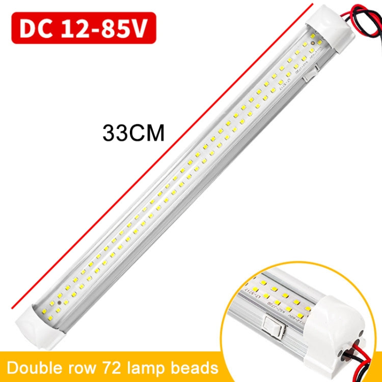 2-Pack 72 LED 12–85V Campervan Interior Light Bars