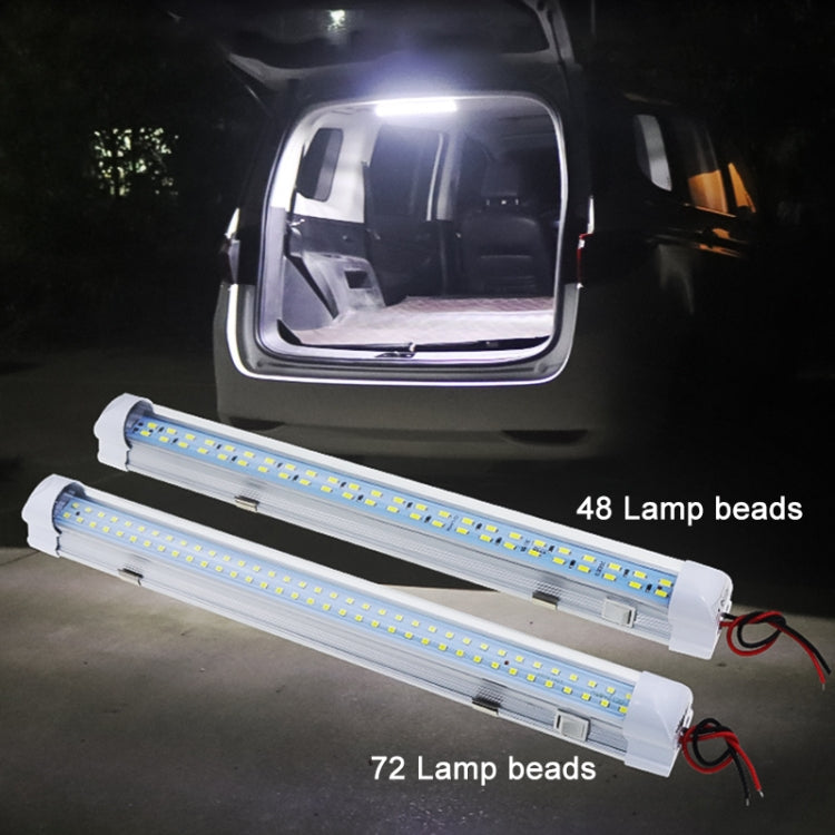 2-Pack 72 LED 12–85V Campervan Interior Light Bars