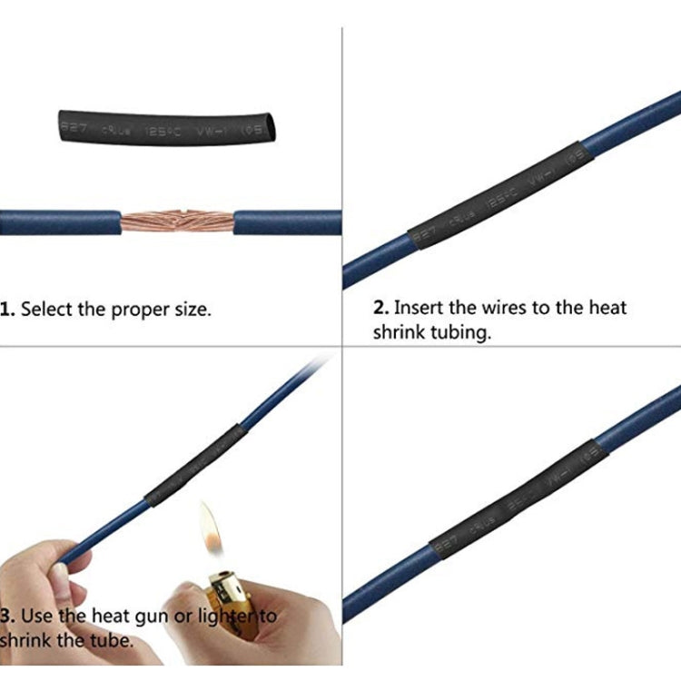 580-Piece Heat-Shrink Tubing Assortment