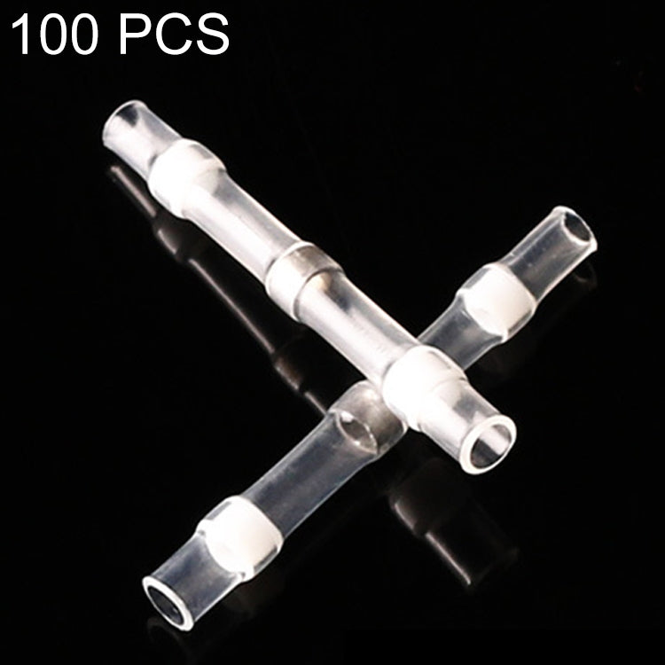100-Pack Heat-Shrink Solder Butt Connectors – 0.25–0.34mm²