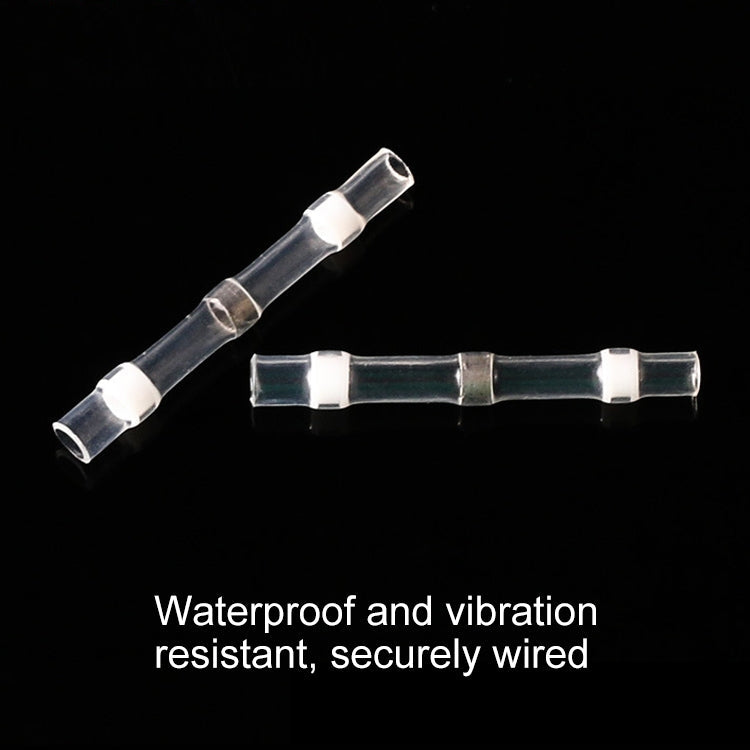 100-Pack Heat-Shrink Solder Butt Connectors – 0.25–0.34mm²