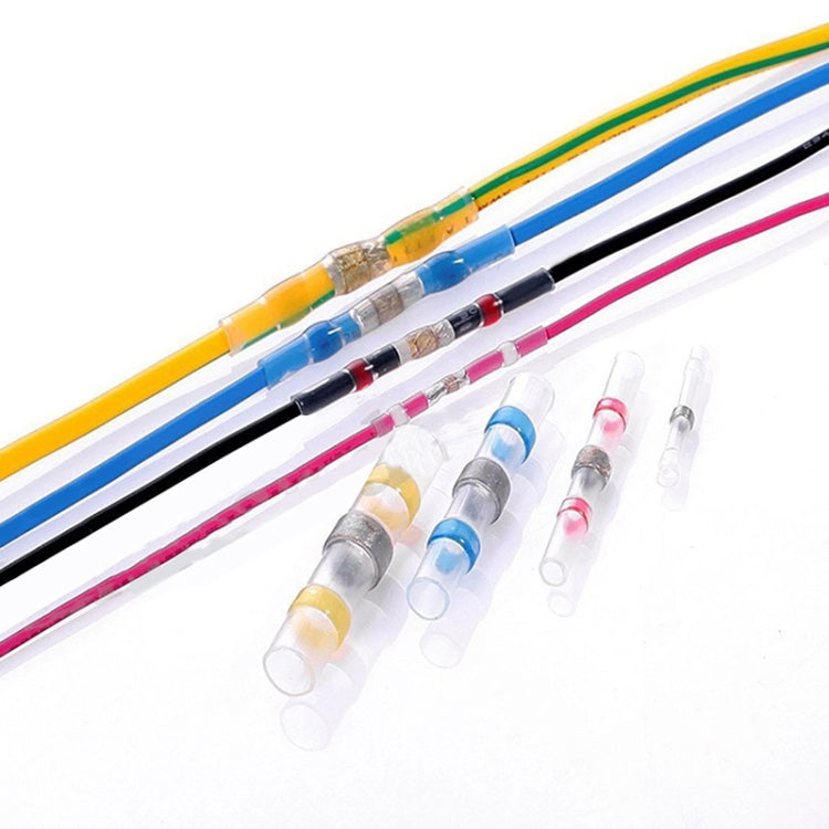 100-Pack Heat-Shrink Solder Butt Connectors – 0.25–0.34mm²