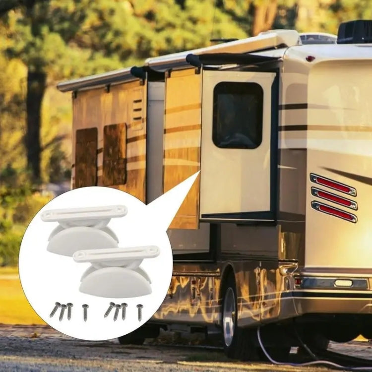2-Pair Campervan Hatch Door Retainers with Screws