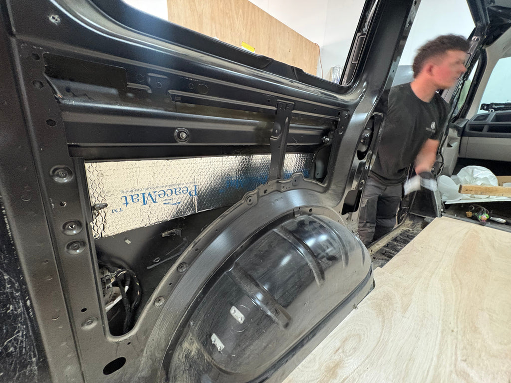 Camper Van Sound Deadening Mat, PeaceMAT XR 6m Roll in Black