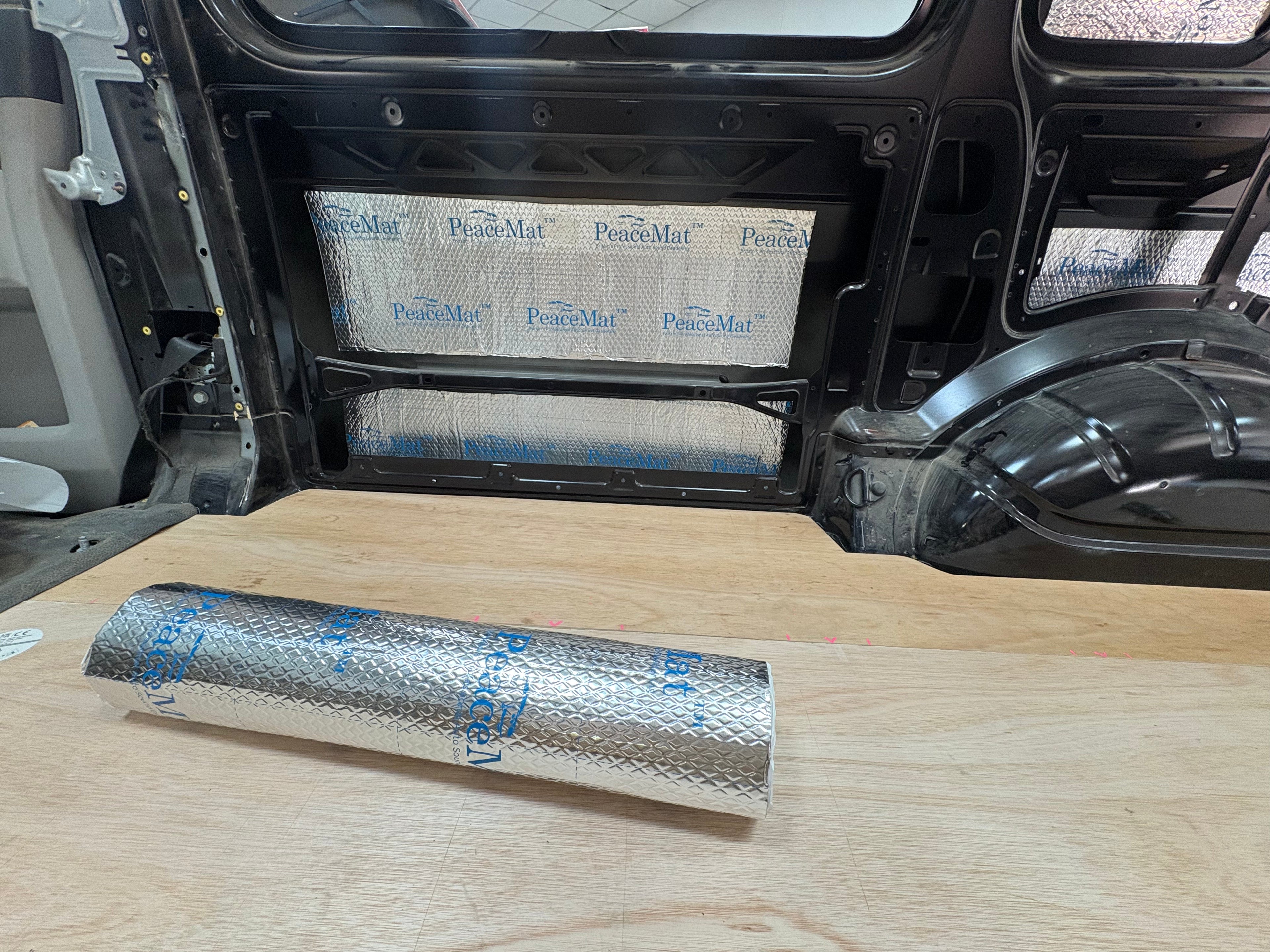 Camper Van Sound Deadening Mat, PeaceMAT XR 6m Roll in Silver