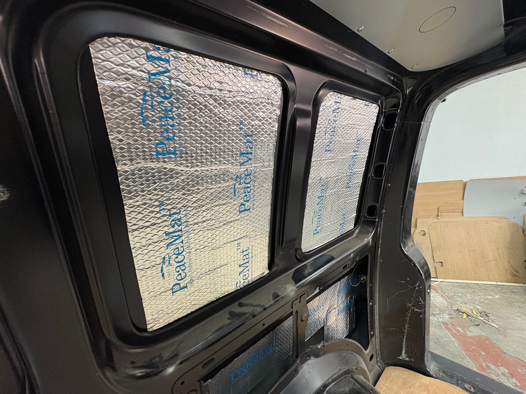 Camper Van Sound Deadening Mat, PeaceMAT XR 6m Roll in Black