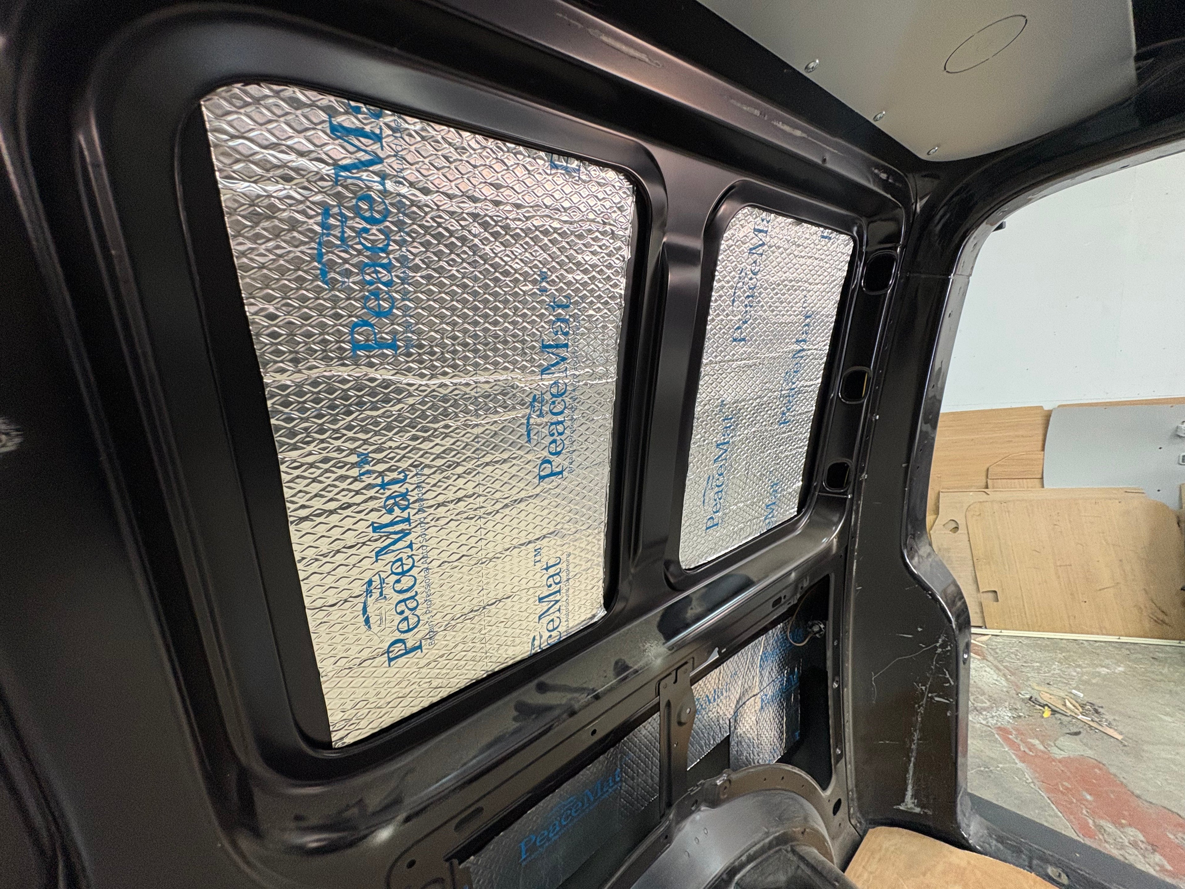 Camper Van Sound Deadening Mat, PeaceMAT XR 6m Roll in Black