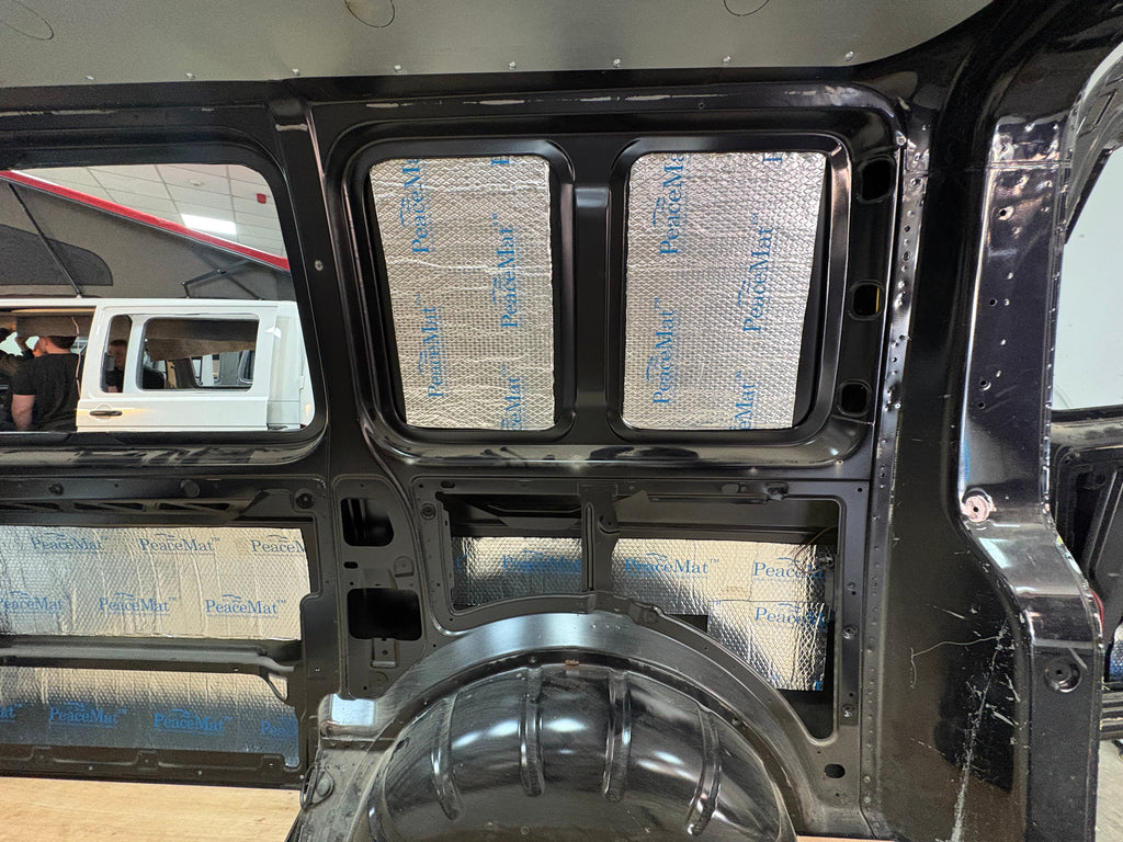 Camper Van Sound Deadening Mat, PeaceMAT XR 6m Roll in Black