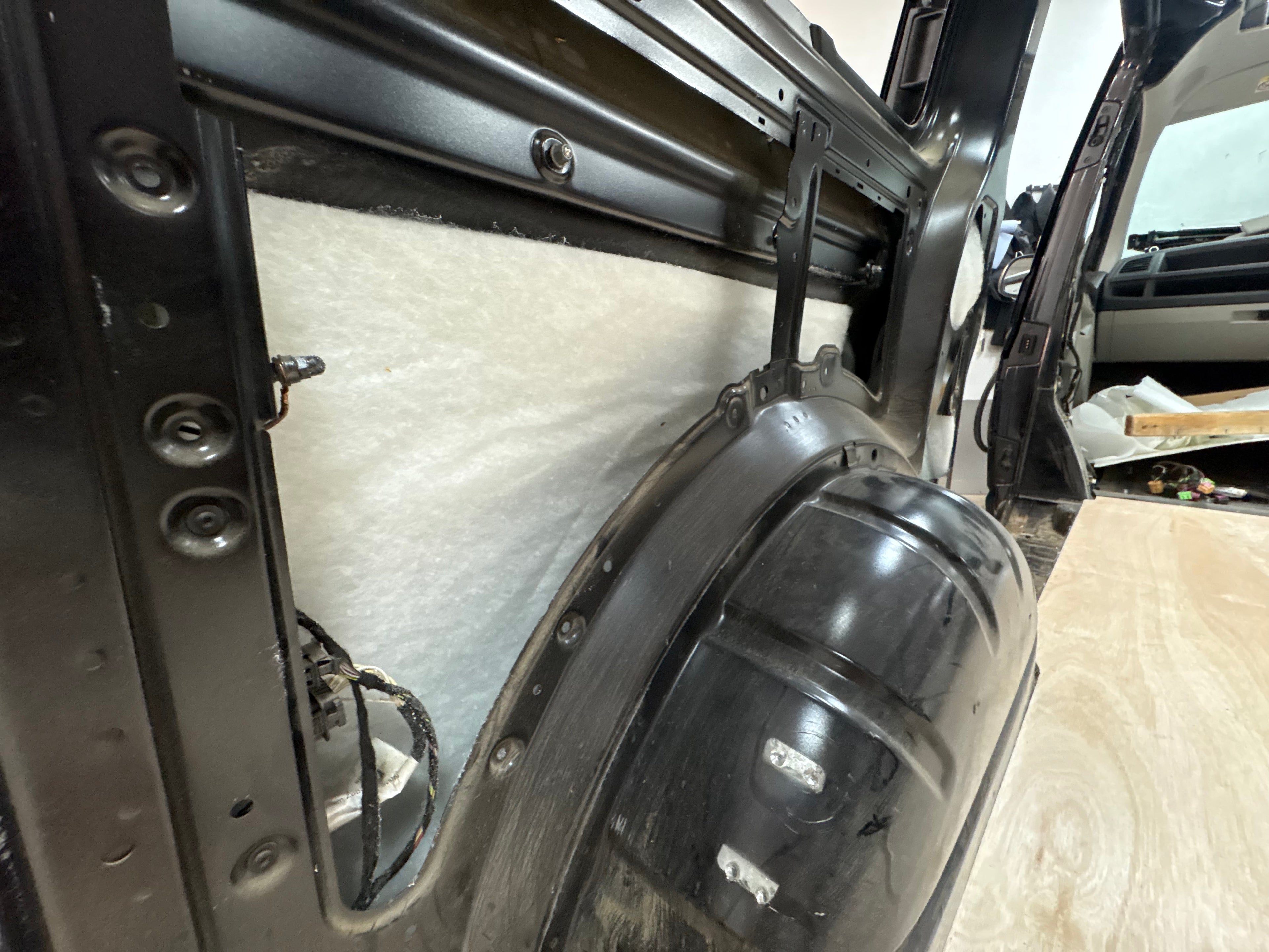 25mm Adhesive Campervan Thermal Fleece Insulation - Recycled Polyester Gap Filler for Van Conversion