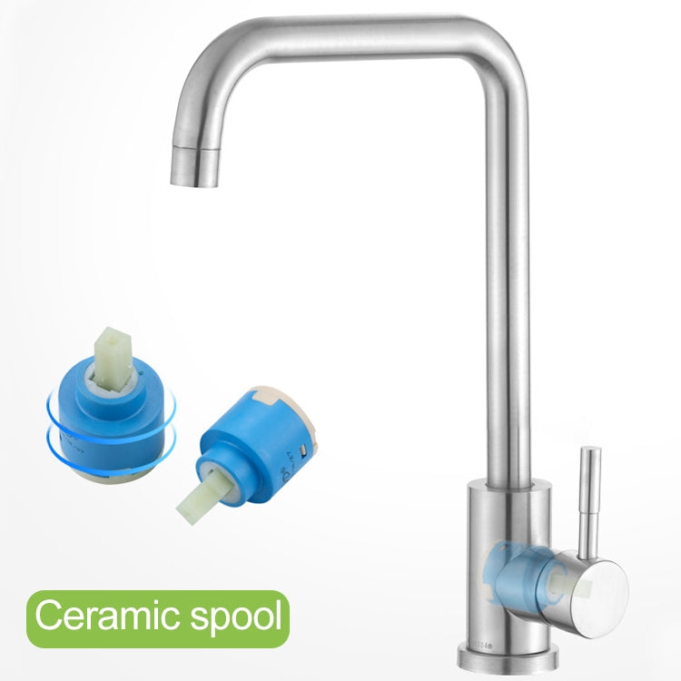 304 Stainless Steel Swivel Hot & Cold Mixer Tap