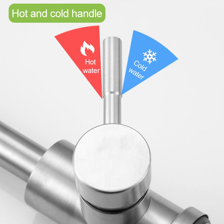 304 Stainless Steel Swivel Hot & Cold Mixer Tap