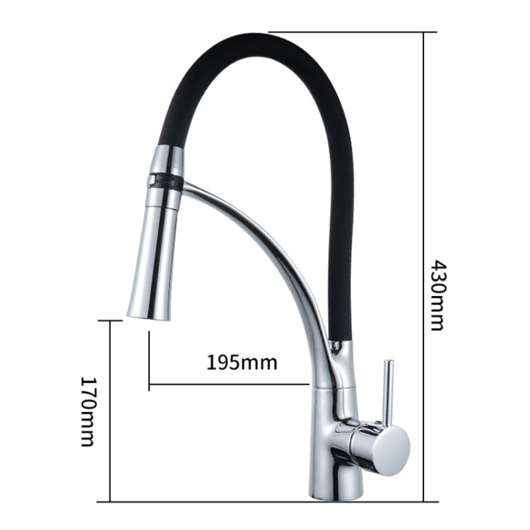 Pull-Out Hot & Cold Kitchen Mixer Tap