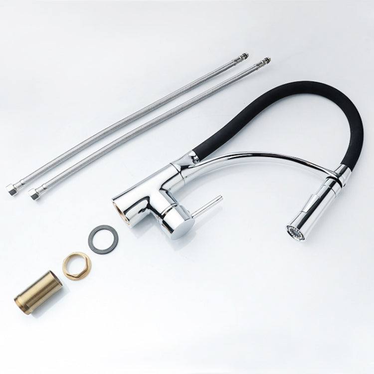 Pull-Out Hot & Cold Kitchen Mixer Tap