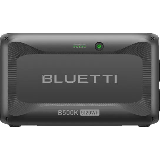 BLUETTI B500K2 5120Wh Expansion Battery, 5.12kWh LiFePO4 Module with 90-Degree Space-Saving Cable for Home Backup