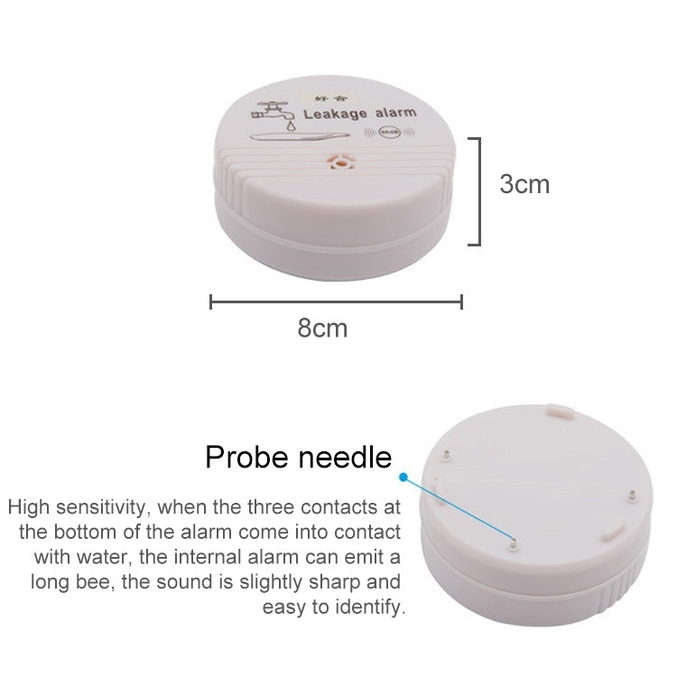 Compact Water Leak Alarm – 85dB
