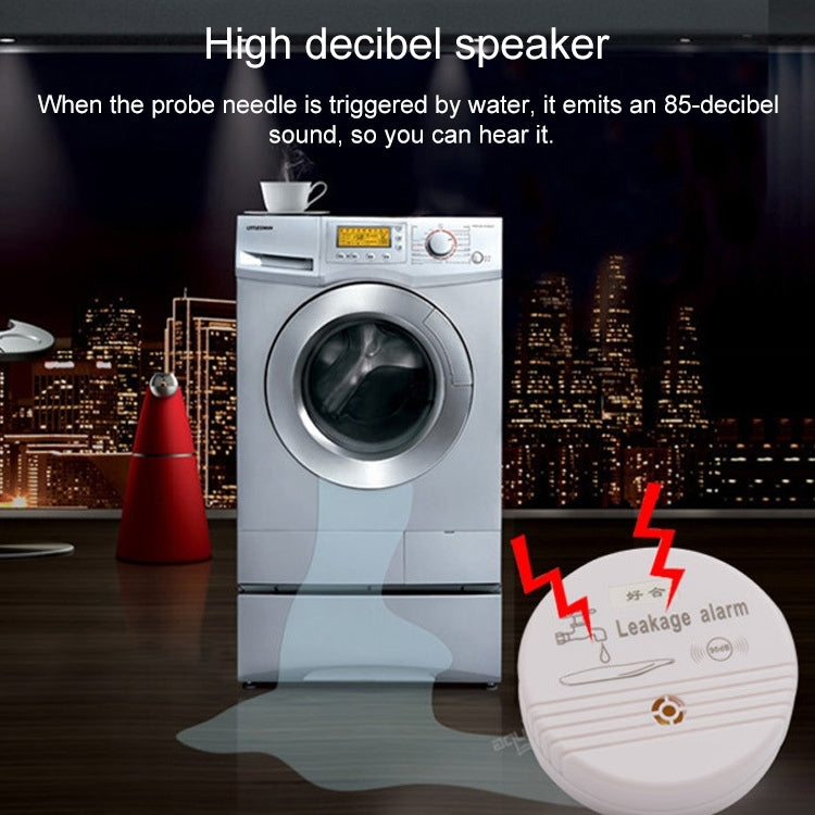 Compact Water Leak Alarm – 85dB