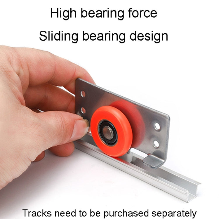 Silent Sliding Cabinet Door Pulley Kit with Screws