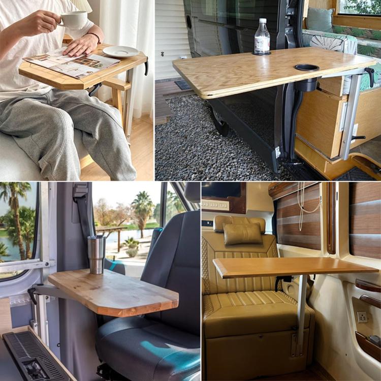 Rotating Telescopic Campervan Table Leg – Black or Silver