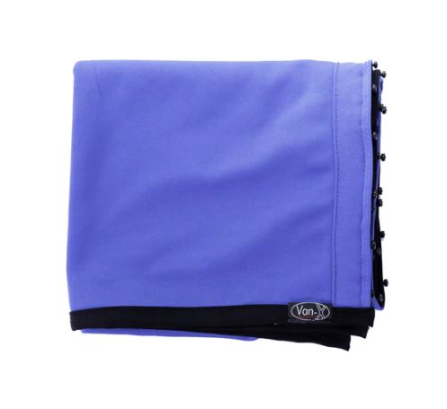 For Toyota Proace Premium Window Curtains - Black/Blue - CREATE YOUR OWN BUNDLE! | Van-X