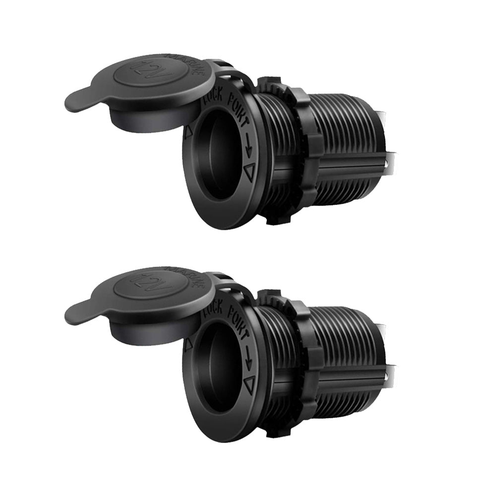 Waterproof 12V Accessory Power Sockets – Twin Pack