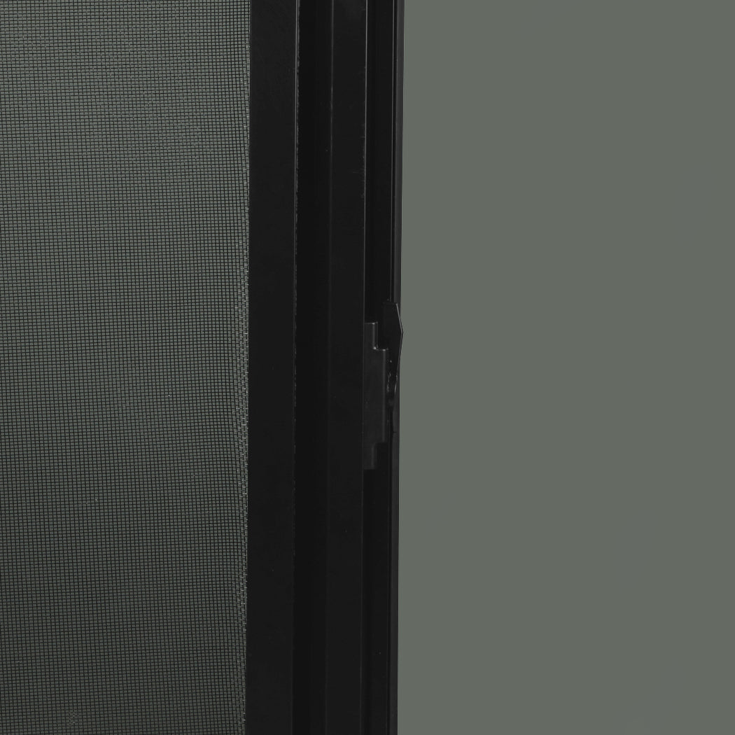 600 x 500mm Sliding Campervan Window with Flyscreen – Black