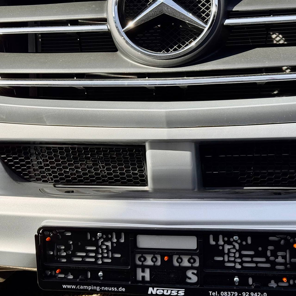 For Mercedes Sprinter Dodge 907 Front Bumper Honeycomb Mesh Grille – Lower Grille Inserts (Set of 2) | Replacement Front Bumper Grills – Van-X