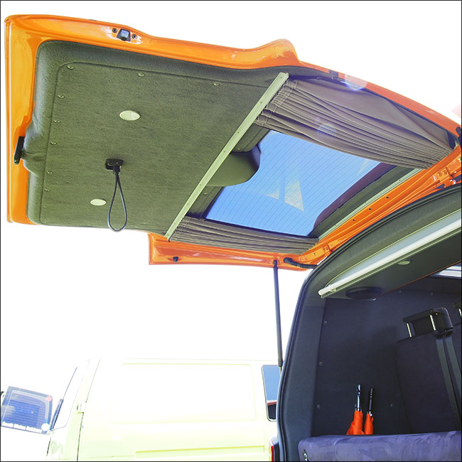 For Mercedes Vito MK2 Bare-Metal Interior Premium Window Curtains - Black/Grey - CREATE YOUR OWN BUNDLE! Van-X