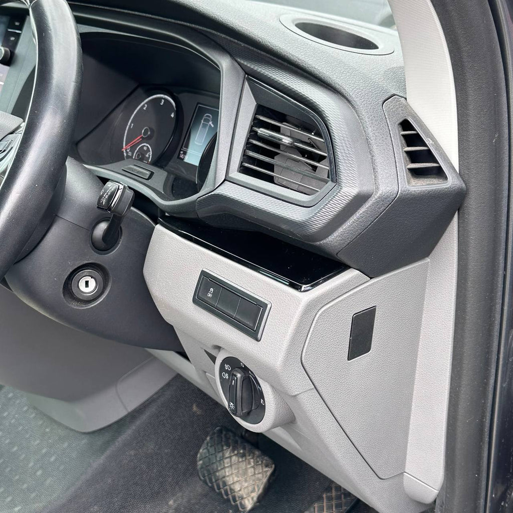 For VW T6.1 4-Piece Lower Dashboard & Door Trim Set | Gloss Black Interior Upgrade | Van-X