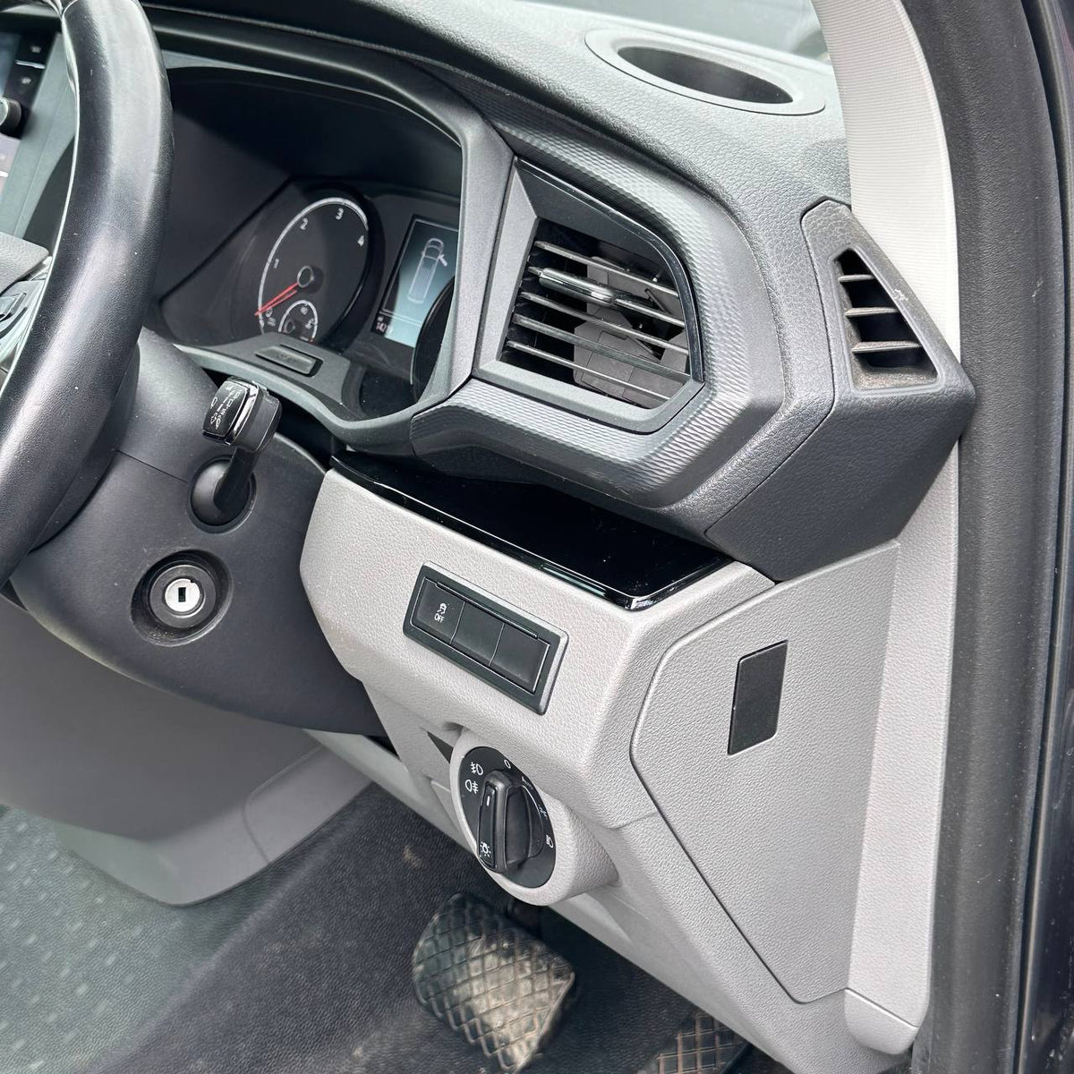 For VW T6.1 4-Piece Lower Dashboard & Door Trim Set | Gloss Black Interior Upgrade | Van-X