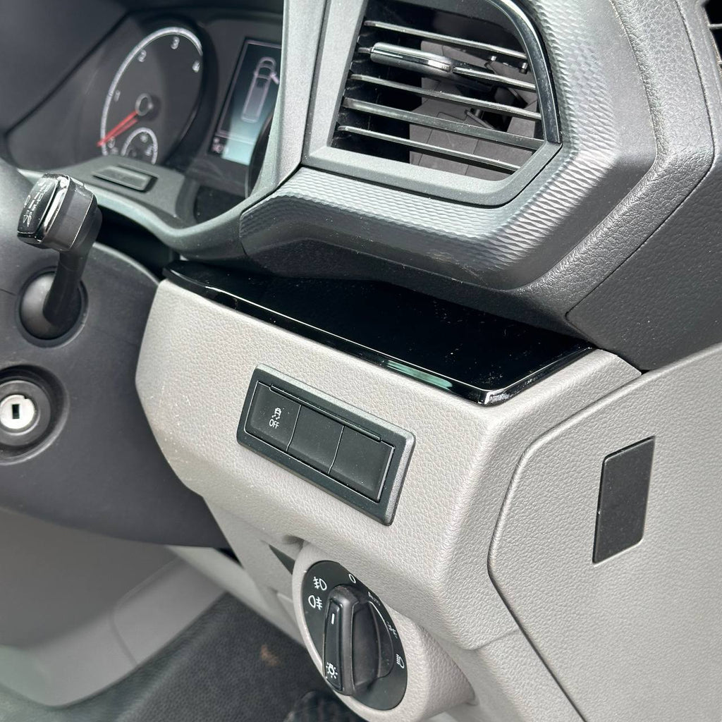 For VW T6.1 4-Piece Lower Dashboard & Door Trim Set | Gloss Black Interior Upgrade | Van-X
