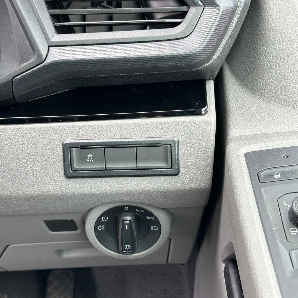 For VW T6.1 4-Piece Lower Dashboard & Door Trim Set | Gloss Black Interior Upgrade | Van-X