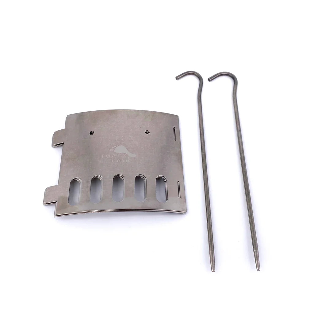 Toaks Tistand Titanium Alcohol Stove Dual Stand and Windscreen
